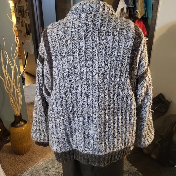 Outer-Scene Ltd Acrylic Nylon Mix Chunky & Cozy Lined Knit Puffer Winter Coat M - Picture 6 of 10